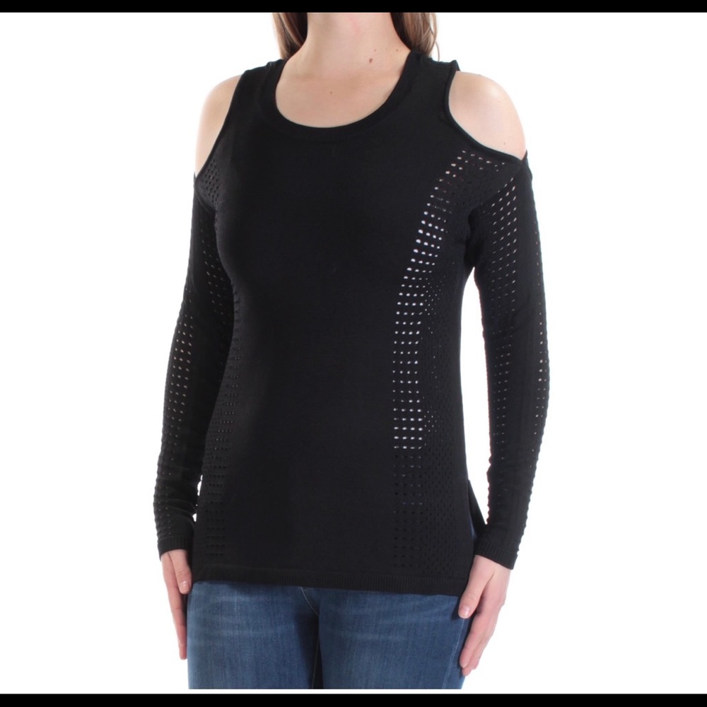 New with tags Bar III size s cold shoulder top